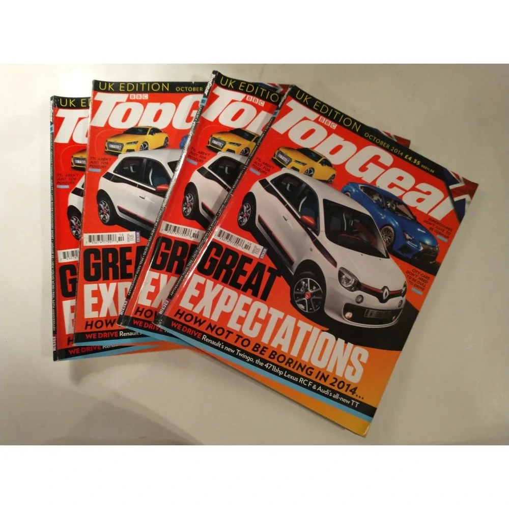 Top Gear Magazine October 2014 UK BBC Renault Twingo 471 bhp Lexus RC F Audi TT